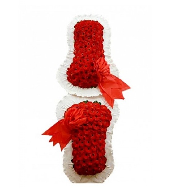 ÇİFT KATLI KIRMIZI GELBERA 